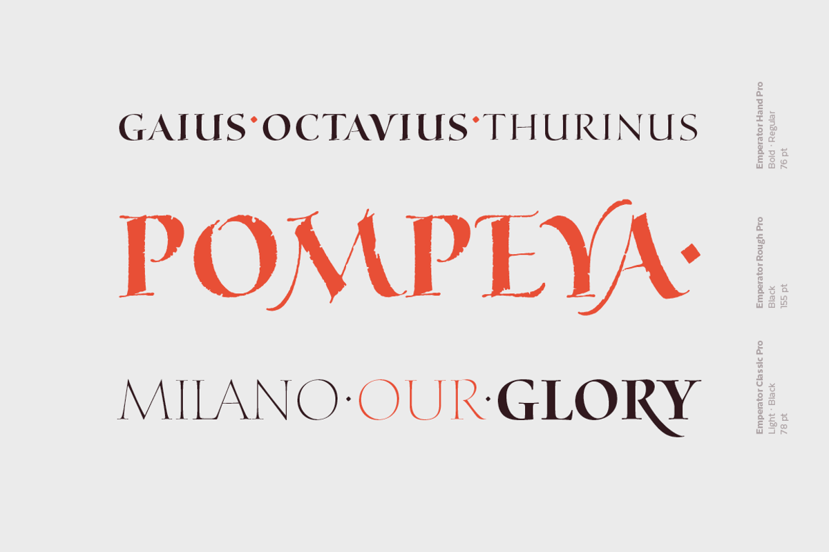 Emperator, a Serif Font by Latinotype (Photo 13 of 15)
