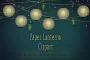 Paper lanterns clipart, an Object Graphic by Paper Farms (Thumbnail 1 of 14)