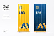 Roll Up Banner Mockup, an Advertising Mockup by AlienValley (Thumbnail 1 of 5)