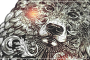 Ornamental Hand Drawn Bear, an Animal Illustration by alexrockheart (Thumbnail 2 of 4)