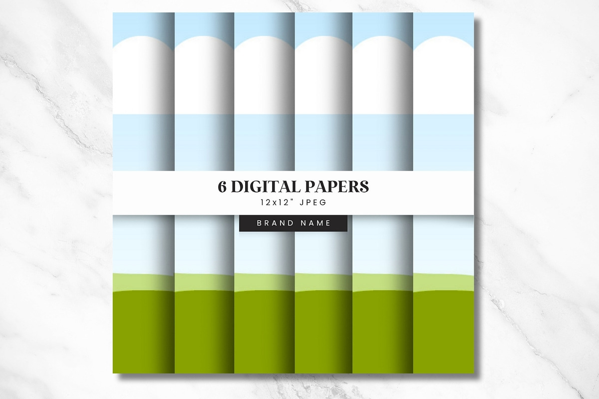 Canva Cover for 6 Digital Papers, a Presentation Template by illuztrate (Photo 7 of 8)