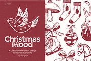 110+ Christmas Mood Illustrations, a Seasonal Illustration by Veyla (Thumbnail 1 of 15)