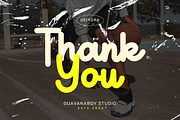 Deirdra - Monoline Display Font, a Script Font by Guavanaboy (Thumbnail 10 of 10)
