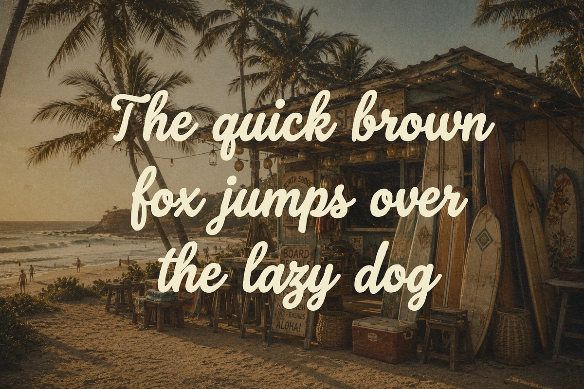 Coastal Honey - Summer Script, a Script Font by HipFonts (Photo 4 of 11)