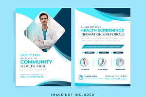 Community health Fair flyer design, a Flyer Template by thedesignsource
