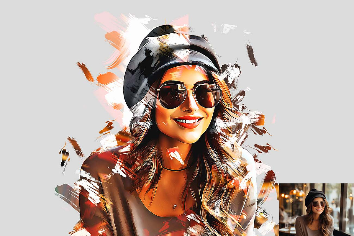 Dry Brush Artistic Paint FX, an Action Add-On by Studio Retouch (Photo 2 of 14)