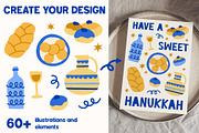 Hanukkah Cards, Patterns, Clipart, an Object Graphic by ArtFM (Thumbnail 8 of 11)