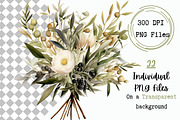 Watercolor Olive Clipart, an Illustration by NiiiNArt (Thumbnail 3 of 7)