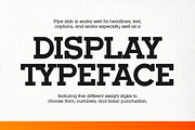 Pipe Slab - Slab Serif Typeface, a Font by Lateral Design (Thumbnail 13 of 15)