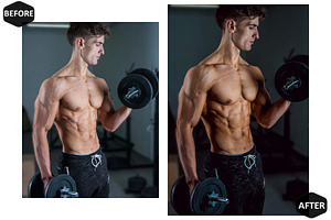 12 Fitness Club Photoshop Actions