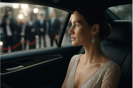 Elegant woman in a glamorous gown, a Beauty & Fashion Photo by Sergey Kotenev