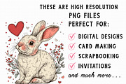 Retro Valentine Animal Love PNG, an Illustration by Libby Wishes (Thumbnail 5 of 7)