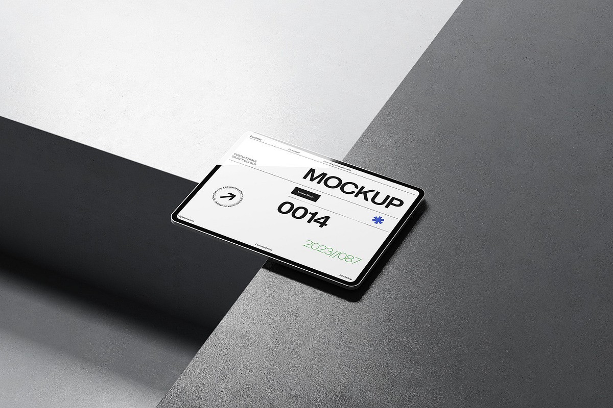 Modern Tablet Mockup Pack, an iPad Mockup by kreatifreya (Photo 5 of 11)