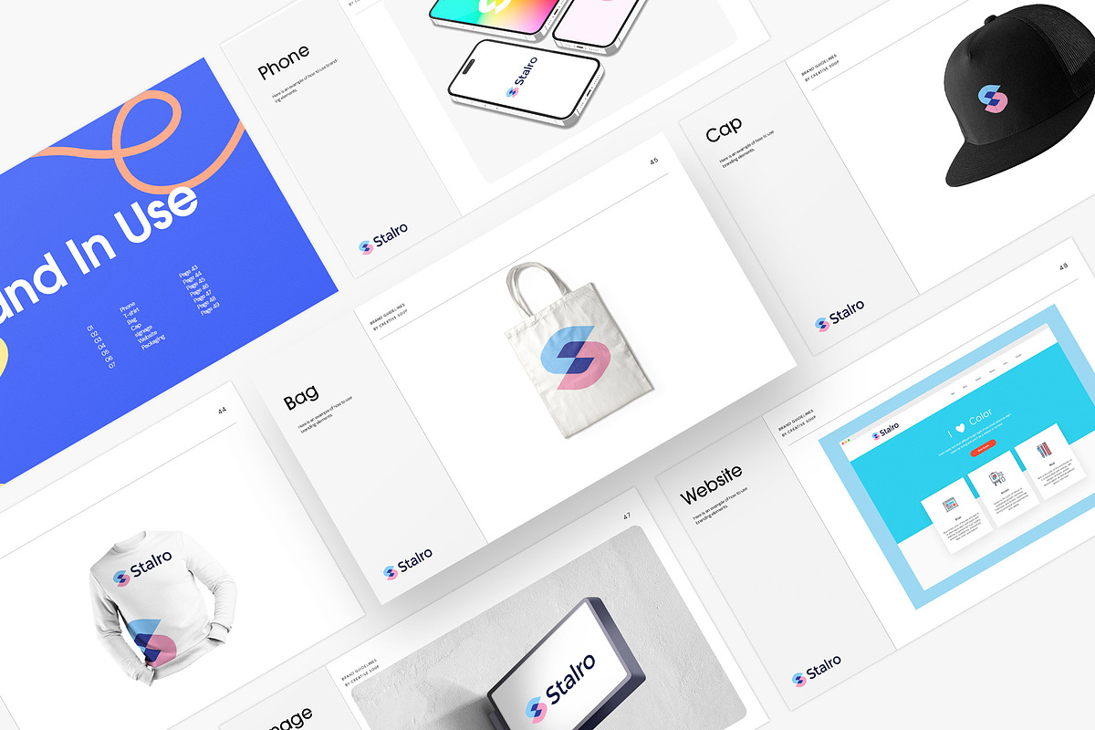Galaxy | Brand Guidelines Template, a Presentation Template by CreativeSoup.io (Photo 10 of 12)