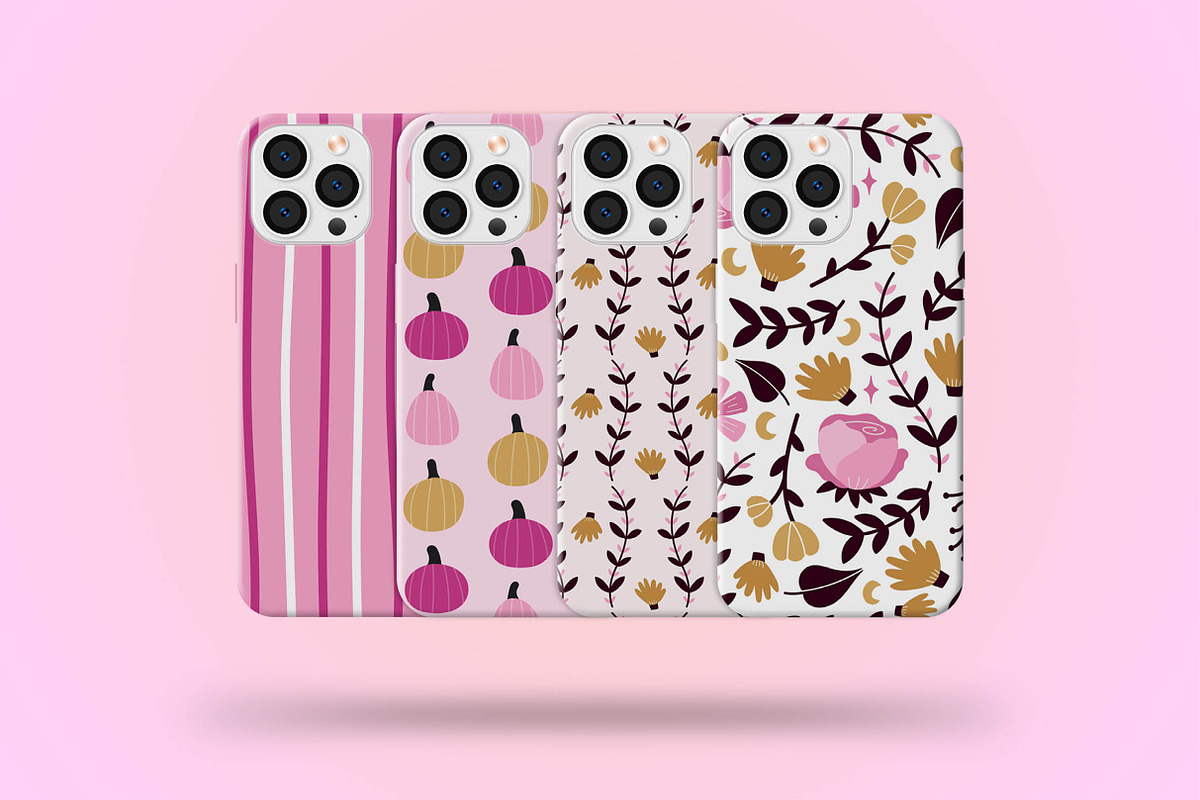 Pink Vampire Seamless Pattern Bundle, a Pattern Graphic by Alanna Messina Design Co (Photo 6 of 8)