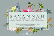 Savannah - Watercolor Floral Set, a Graphic by SmallHouseBigPony (Thumbnail 10 of 12)