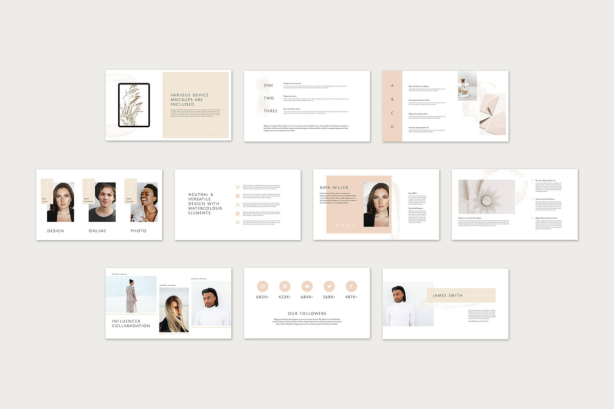 KAYA Keynote Brand Guidelines, a Presentation Template by AgataCreate (Photo 7 of 12)