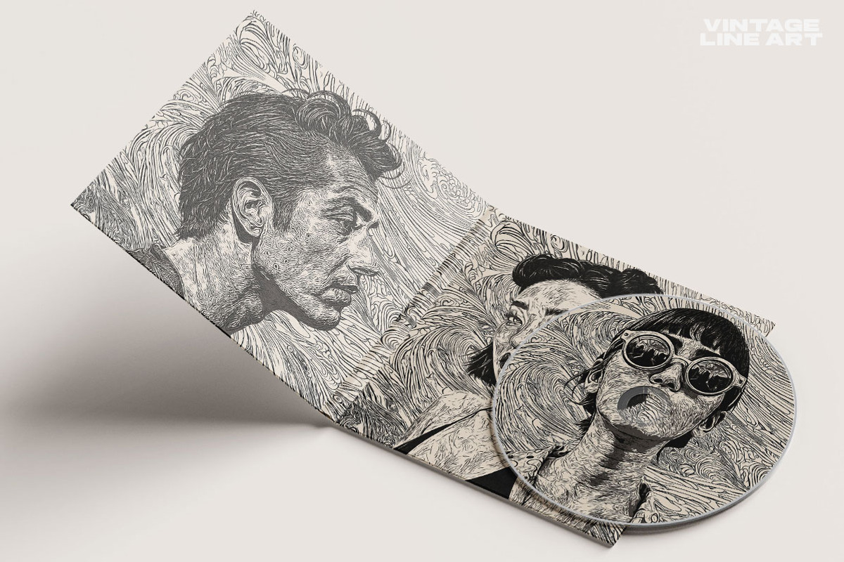 Vintage Line Art Photo Effect, an Action Add-On by Amorjesu.com (Photo 9 of 27)