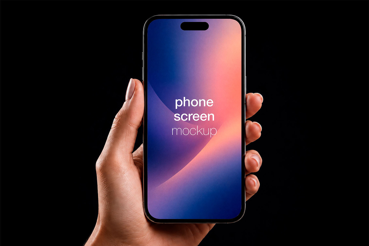 Phone Screen Mockups Pack, an Android Mockup by McLittle Stock (Photo 7 of 13)
