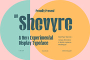 AO Shevyre - Display typeface, a Font by OwunStudio (Thumbnail 1 of 15)