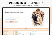 Wedding Planner Bundle Spreadsheet, a Templates & Theme by MondaySpark (Thumbnail 1 of 7)