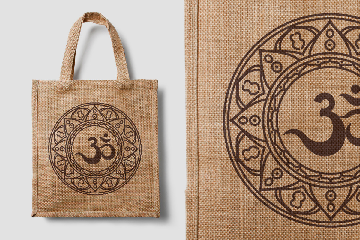 The sacred symbol Om, Mandala. Set., an Object Graphic by KundolaArt (Photo 2 of 5)