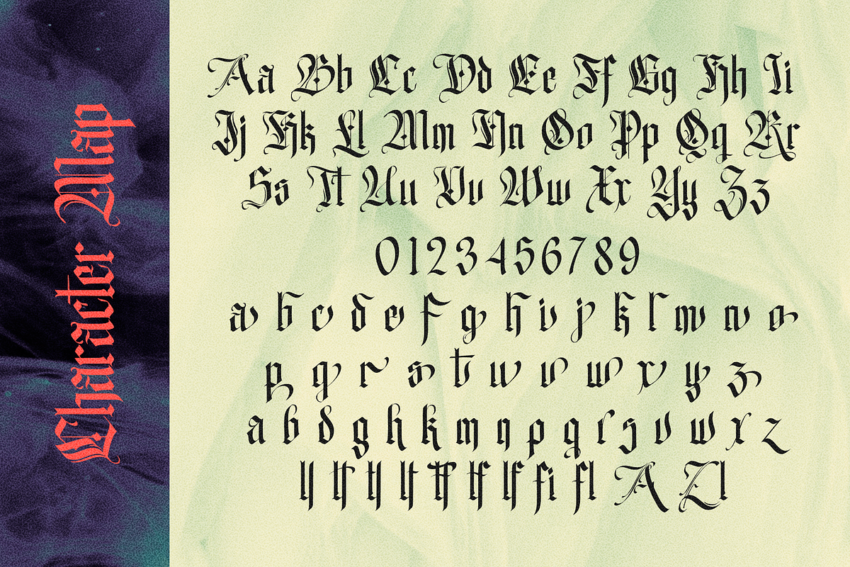 The Godfather Letter Blackletter, a Blackletter Font by Vampstudio (Photo 13 of 13)