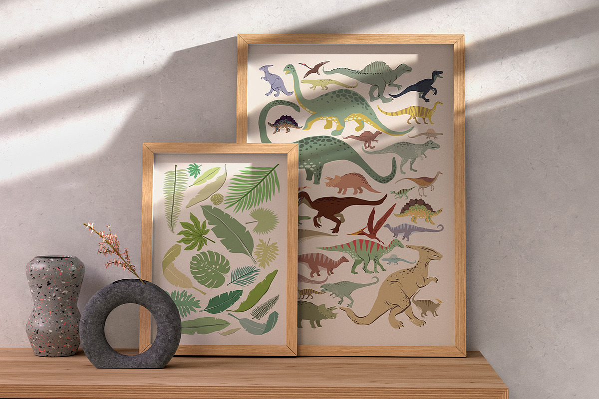 Dinosauria - Clipart Collection, an Object Graphic by Alina Sh (Photo 7 of 9)