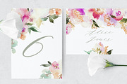 Set of Watercolour Wedding Cards, an Invitation Template by Karma (Thumbnail 3 of 9)