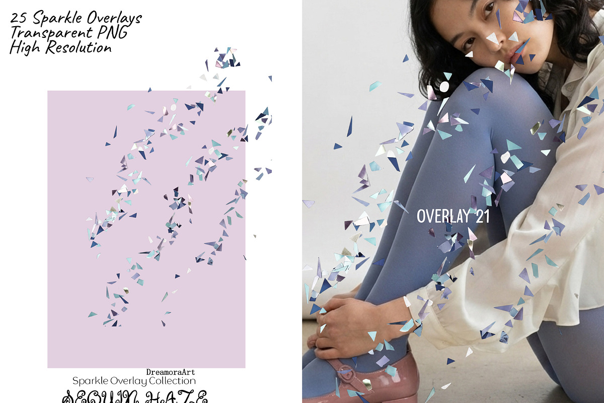 Sequin Haze: Sparkle PNG Overlays, a Texture Graphic by DreamoraArt (Photo 7 of 17)