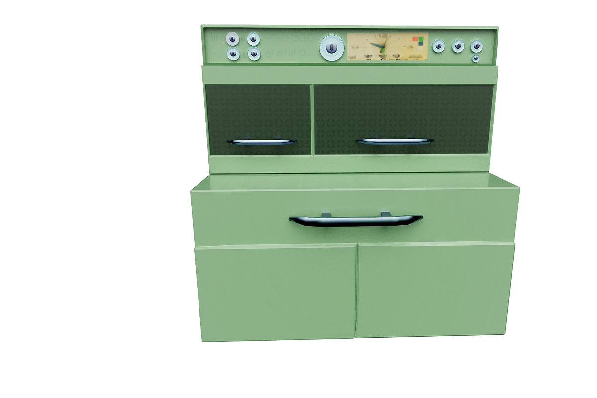 3D Fridge Flair Imperial GM 1940s, a Furniture 3D Model by MoniGarr (Photo 2 of 6)