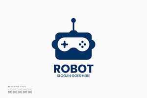 Robot Gaming Logo, a Branding & Logo Template by Zeer Graphic