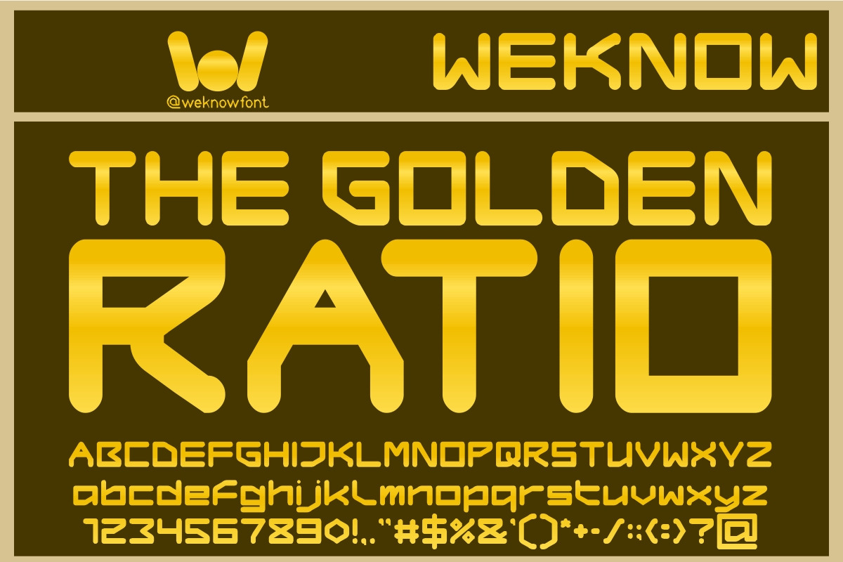 Gold Standard font, a Font by weknow (Photo 3 of 8)