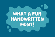 Big Bubbles Playful Handwritten Type, a Sans Serif Font by Ashley Scott Designs (Thumbnail 2 of 3)