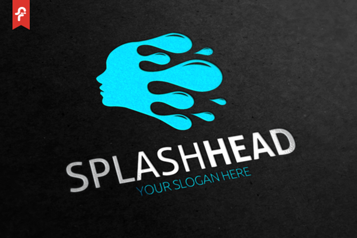 Splash Head Logo, a Branding & Logo Template by ft.studio (Photo 2 of 4)