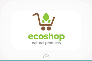 Eco Shop Logo Template