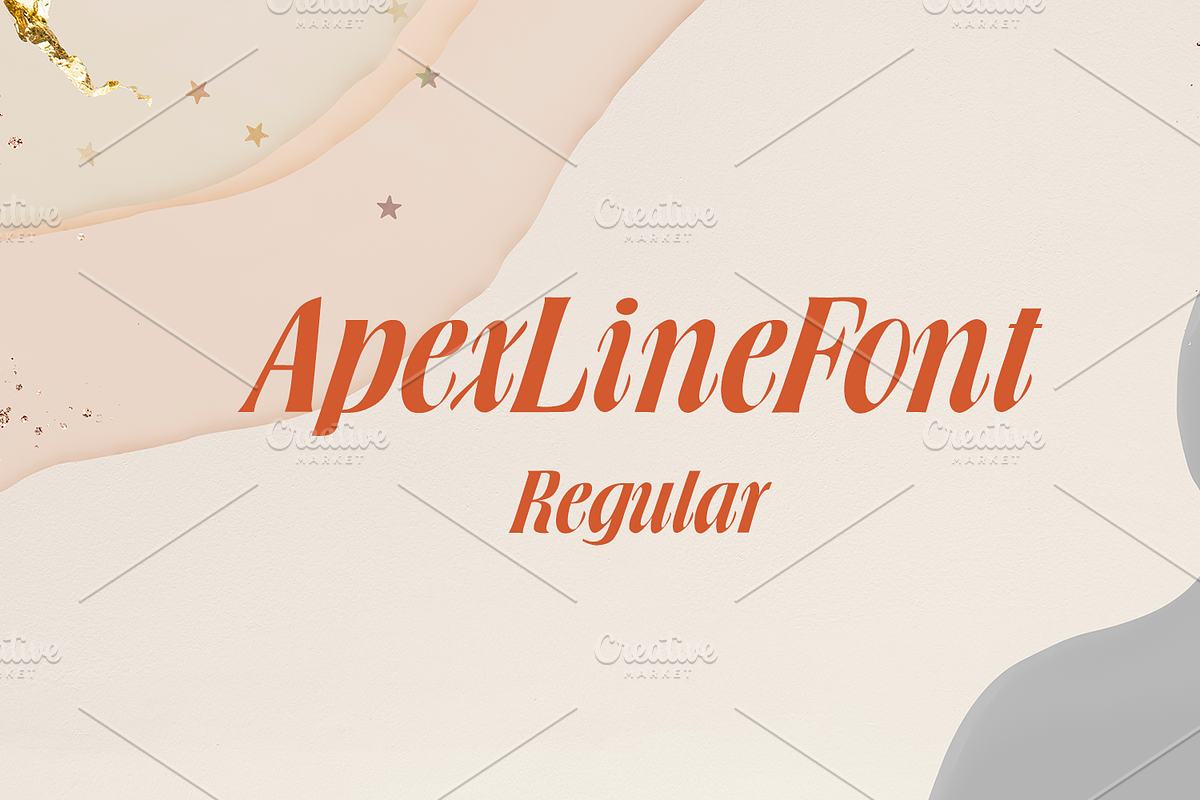 ApexLine Font-unique-022-24, a Sans Serif Font by canve (Photo 1 of 2)