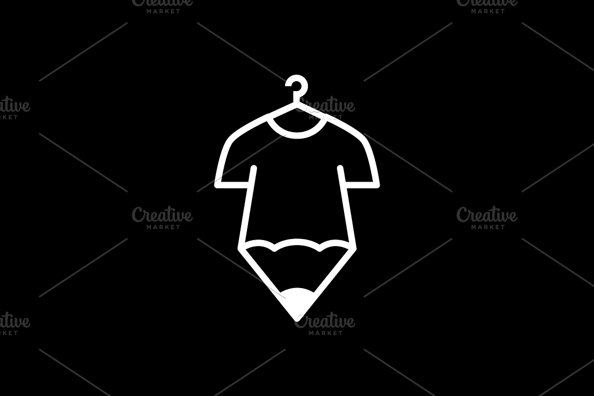 creative fashion line logo design, a Branding & Logo Template by devastd