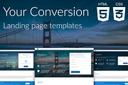 Your Conversion | Landing pages, a HTML Template by SD Themes (Thumbnail 1 of 5)