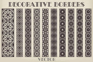 50 Decorative Borders & Tiles