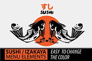 Papercut Style Sushi Elements, a Food Illustration by Astro Circo (Thumbnail 8 of 9)