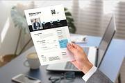 Wilkins Vane - Clean Resume Template, a Resume Template by Spark_Creative (Thumbnail 2 of 4)