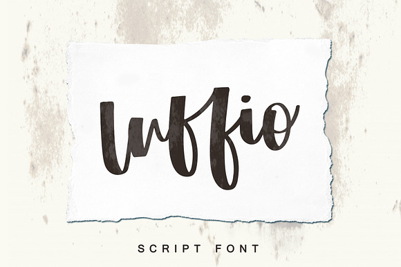 luffio Script Bold Font preview 7