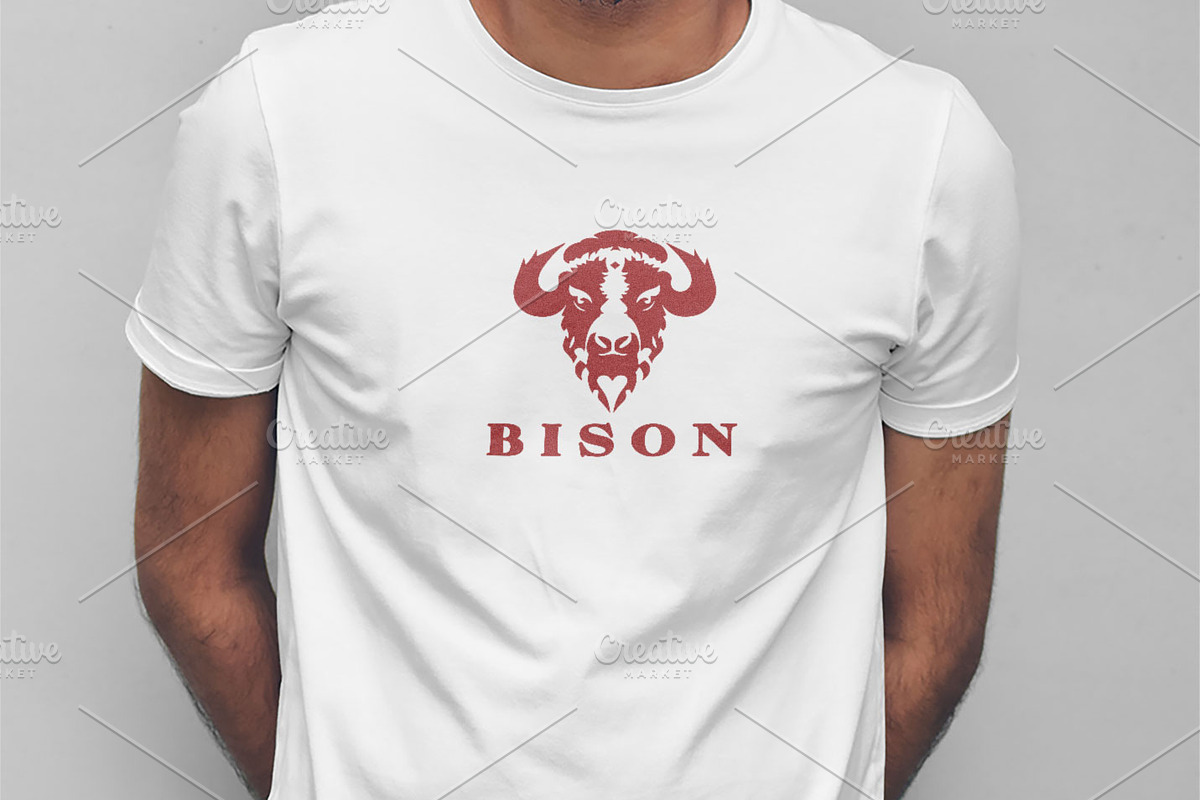 Bison Logo Design Template, a Branding & Logo Template by Vectorium Studio (Photo 2 of 4)