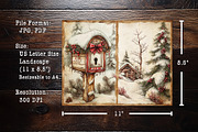 Christmas Bakery Junk Journal Pages, a Stationery Template by V Design Creator (Thumbnail 6 of 8)