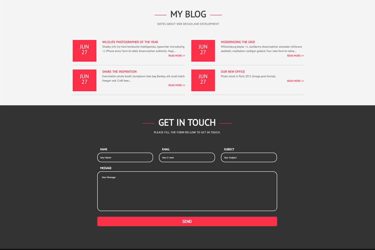 Skillz: Portfolio & Resume Theme, a WordPress Template by ThemeBear (Photo 2 of 6)