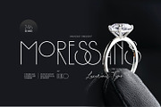 Moressans - Luxurious Type, a Sans Serif Font by ikiiko (Thumbnail 1 of 7)