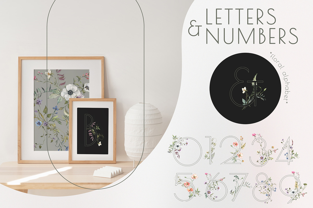 SERENITY Wild flowers collection, a Decorative Illustration by Anastezia Luneva (Photo 5 of 9)