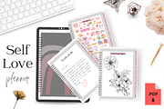 Digital Self Love Planner, a Templates & Theme by bellaROSEworkshop (Thumbnail 2 of 5)