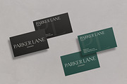 Parker Business Card Template, a Business Card Template by Franklin Lane (Thumbnail 5 of 7)